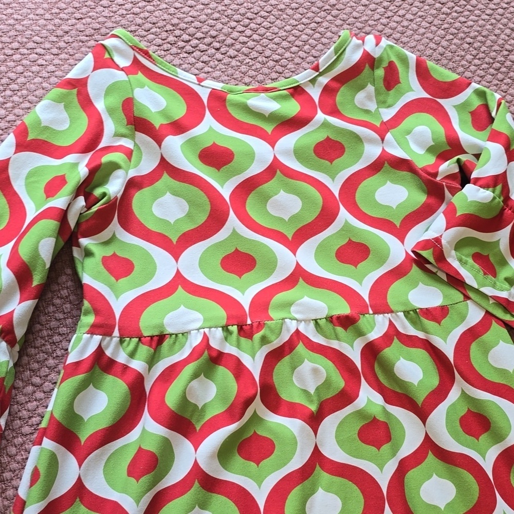 Lolly Wolly Doodle Vibrant Patterned Holiday Dress - Picture 11 of 16